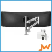 Atdec HX40 Dynamic Arm Heavy Duty F Clamp Desk - Silver