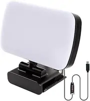 Tuperoymse Mini Video Light Conference Webcam Lamp Vlog Photography Fill Lamp Selfie Adjustable Portable LED Photography Light