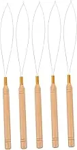DOITOOL Bead Piercer Wooden Handle Set Craft Beading Tools for DIY Jewelry Making
