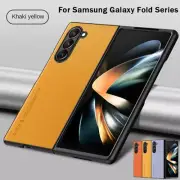 Luxury Flip Leather Shockproof Case For Samsung Galaxy Z Fold6 Fold5 4 3 Cover