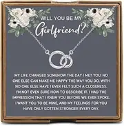 [Generic] PYOUL Will You Be My Girlfriend Idea Gift Will You Be My Girlfriend Necklace Girlfriend Proposal Jewelry Creative Ways To Ask A Girl Out Gift