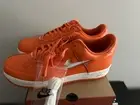 Nike Men's Air Force 1 COMT Orange White Sneakers FJ1044-800