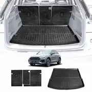 Boot Liner Back Seat Protector for Audi Q5 SQ5 2017-Onwards All Weather Heavy Duty Cargo Car Trunk Kick Mats