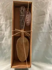 Industrial Luxe Ice Cream Ice Bucket Coffee Bean Scoop Mango Wood W Wire Handle