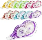12 Pieces White Out Correction Tape, BetterJonny 39 Feet Each Whiteout Roller Correction Tape 472" x 0.2" Easy to Use Applicator for Instant Corrections for Students Office School