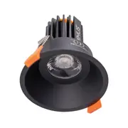 Cell Recessed LED Downlights W100mm 13W Black 5CCT - 21683