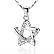 3PCS Copper Women's Fashion Jewelry Retro Simple Star Pendant (Not worthy of necklace)