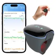 Wellue O2Ring Pulse Oximter Bluetooth SPO2 Blood Oxygen Saturation Monitor - ...