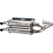 Trinity Racing TR-4153D-SS Stage 5 Full Exhaust System - Stainless Steel (Natura
