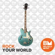 Epiphone Jack Casady Bass Guitar Semi-Hollow Faded Pelham Blue - Belfield Music