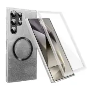 For Samsung Galaxy S24 FE Ultra S23 S22 S21 Case with Built-in Screen Protector