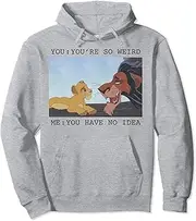 [Disney] The Lion King Simba & Scar You're So Weird Meme Pullover Hoodie