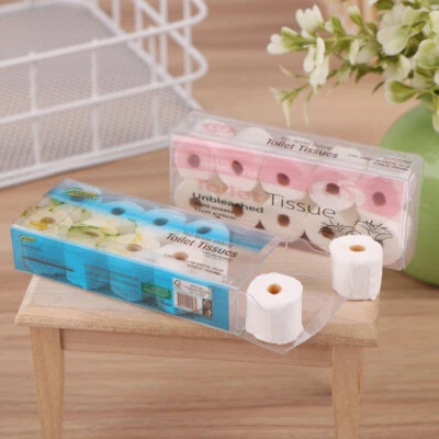 Dollhouse Miniature Paper Towel Roll Model Roll Of Tissue Dolls House Play To_$d