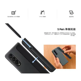 SAMSUNG Z Fold4 原廠皮套 原廠 立架式保護殼 附 S Pen EF-OF93P 【全新公司貨】