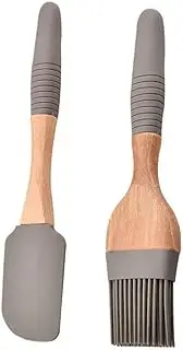 Complete Silicone Kitchen Baking Tool Set Scraper Brush Basting Brush Versatile Easy to Clean