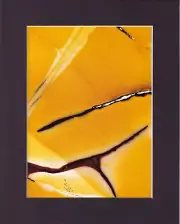 8X10" Matted Print Art Picture Inside Cut Stone: Mookaite