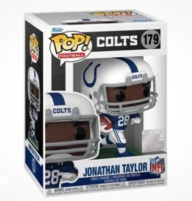 Funko Pop! NFL 179 JONATHAN TAYLOR Vinyl Figure Indianapolis Colts