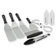 10-Pc Griddle Accessories Kit for Flat Top Grills, Outdoor Tool Set with Spat...
