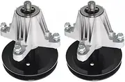 Car Parts 2 Spindle Assembly W/Pulley Bolt for Troy for Bilt Tb42 for Pony for Bronco Tb42 7-Speed Spare Parts