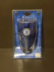 Chelsea Football Club Mini Bar Set Pint Glass Bar Towel Beer Mats 2014 New