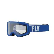Focus Goggle Blue White Clear Lens