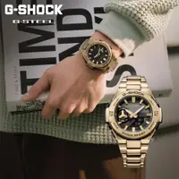 在飛比找ETMall東森購物網優惠-CASIO 卡西歐 G-SHOCK 太陽能電力藍芽 碳纖維核