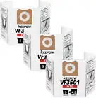 3 Pack VF3501 Shop Vac Bags, Compatible with Ridgid & Workshop Vacuum 3 to 4.5 G