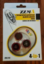 ZZMA 4-in-1 Mobile Phone Universal Camera Lens ZM-018 eBay Brand New Sealed