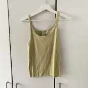 Urban Outfitters Carly Ribbed Scoop Neck Vest Cami Top Size XL Olive