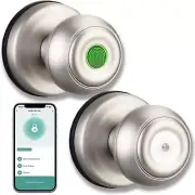 Smart Fingerprint Door Lock Biometric Door Knob Password Keypad Electronic Knob
