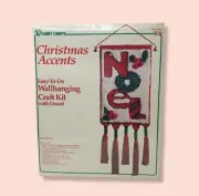 VOGART CRAFTS WALL HANGING CRAFT KIT #4692 Christmas Accents Noel new SEALED