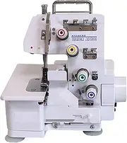 [LBMED] 3/4 Thread Overlock Machine, Serger Sewing Machine with LED Light and Foot Controller, Adjustable 1-4mm Needle Pitch and 2.8-6.5mm Width, 12 Stitch Types and Adjustable Tightness, for T-shirts