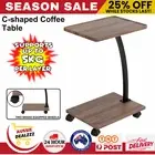 Small Side Table Narrow C Shaped End Table For Sofa Couch And Bed Bedroom