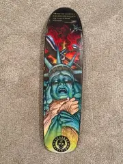 2006 Santa Cruz Jason Jessee Skateboard Deck Rape of Liberty Veterans Division