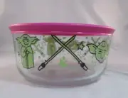 Pyrex Star Wars Bowl - Yoda Light Saber - 4 cup storage W/lid