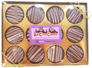 Decadent Oreo Dozen Gourmet Hand-Dipped Chocolate Covered Cookies