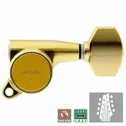 NEW Gotoh SG381-07 L4+R4 Guitar Tuners 8-String Set SMALL Buttons 4x4 - GOLD
