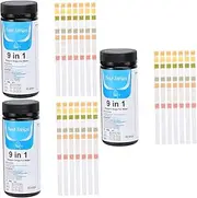 JECOMPRIS 3sets Water Test Ph Test Ph Tester Water Hardness Test Ph Testing Papers Drinking Water Test Kit Ph Test Stripes Hard Water Tester Colorful Ph Test Paper 50pcs*3