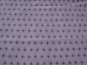 Daisy Pink Flannelette Cotton Fitted Cot Sheet Handmade