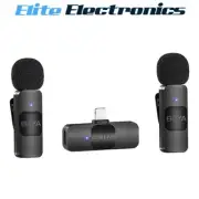 Boya BY-V2 Dual Wireless Lavalier Microphone for iPhone iPad