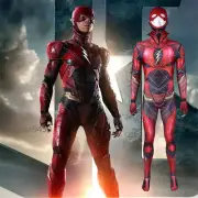 Justice League The Flash Barry Allen Halloween Cos Costume Bodysuit Full Set New