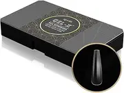 Apres Gel-X Tips Nail Extensions Sculpted Coffin Extra Long Soft Gel | 250 Pcs | 10 Sizes