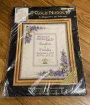 Dimensions Counted Cross Stitch Kit Gold Nugget *And The Two Shall Be Called One