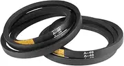 uxcell A48 Drive V-Belts 48" Pitch Length 13mm Width 8mm Thick JIS Standard A-Section Rubber Drive Transmission Belt 2pcs