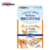 在飛比找PChome24h購物優惠-DoggyMan 犬用蔬菜濃湯餐包-低脂 80g