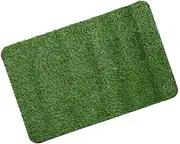 Artificial Grass Door Mat Non Slip Outdoor Turf Rug with Drainage for Easy Water Drainage for and Entrance Use Realistic Look