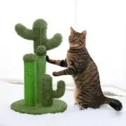 Cactus Cat Pet Tree Desert Toy Ball Scratching Post for Any Age Cats Kittens USA