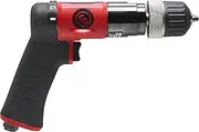 Chicago Pneumatic CP9792C - Air Power Drill, Hand Drill, Power Tools & Home Improvement, 3/8 Inch (10 mm), Keyless Chuck, Pistol Handle, 0.48 HP / 360 W, Stall Torque 4.1 ft. lbf / 5.5 NM - 2100 RPM