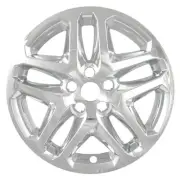 Coast to Coast 17" Snap-On Wheel Skins Fits 2013-2016 Ford Fusion (Chrome)