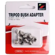 Matin 1/4" to 3/8" Tripod Monopod Screws Adapter Bushing Stainless Bush 10 pcs